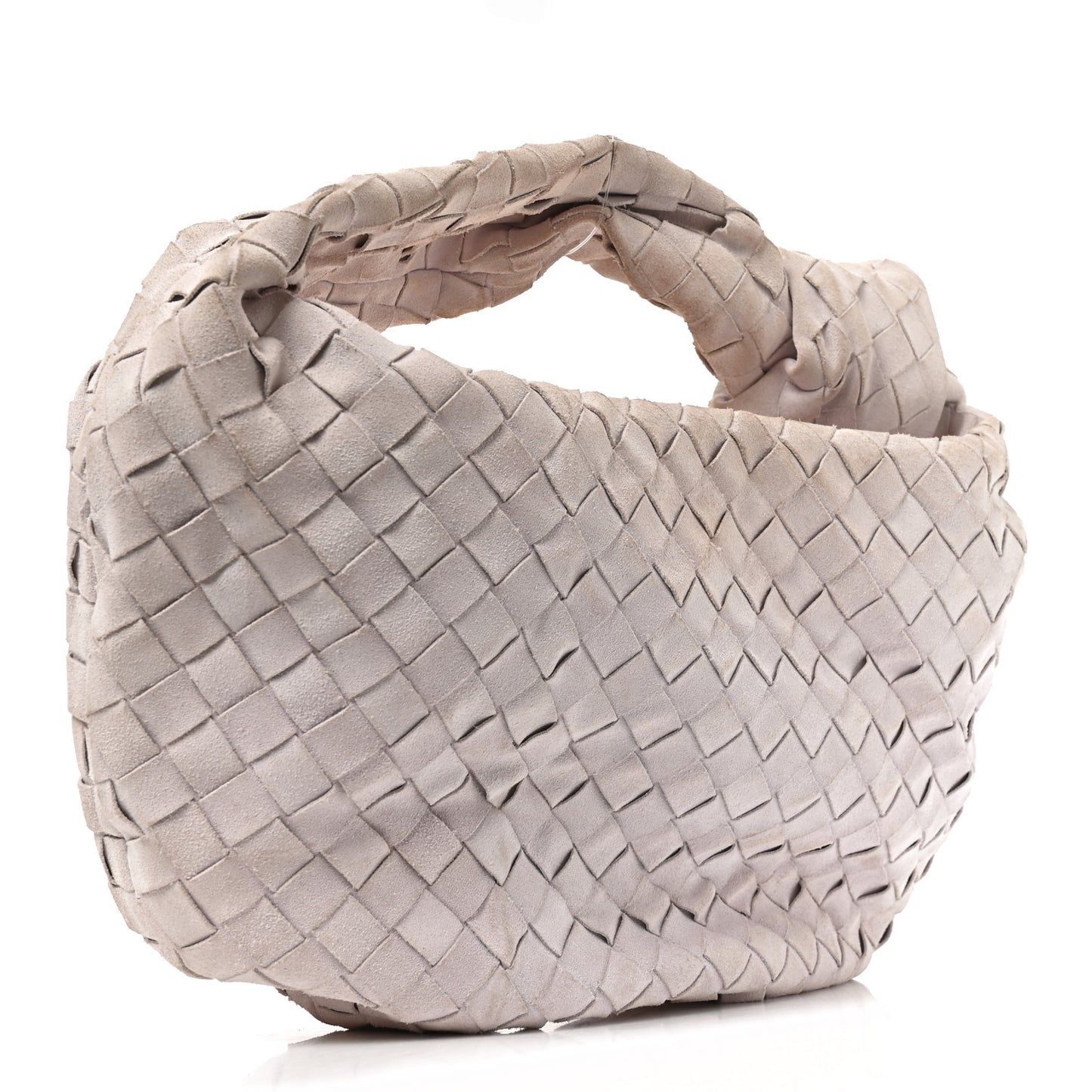 Suede Calfskin Intrecciato Teen Jodie Hobo Mirth Washed