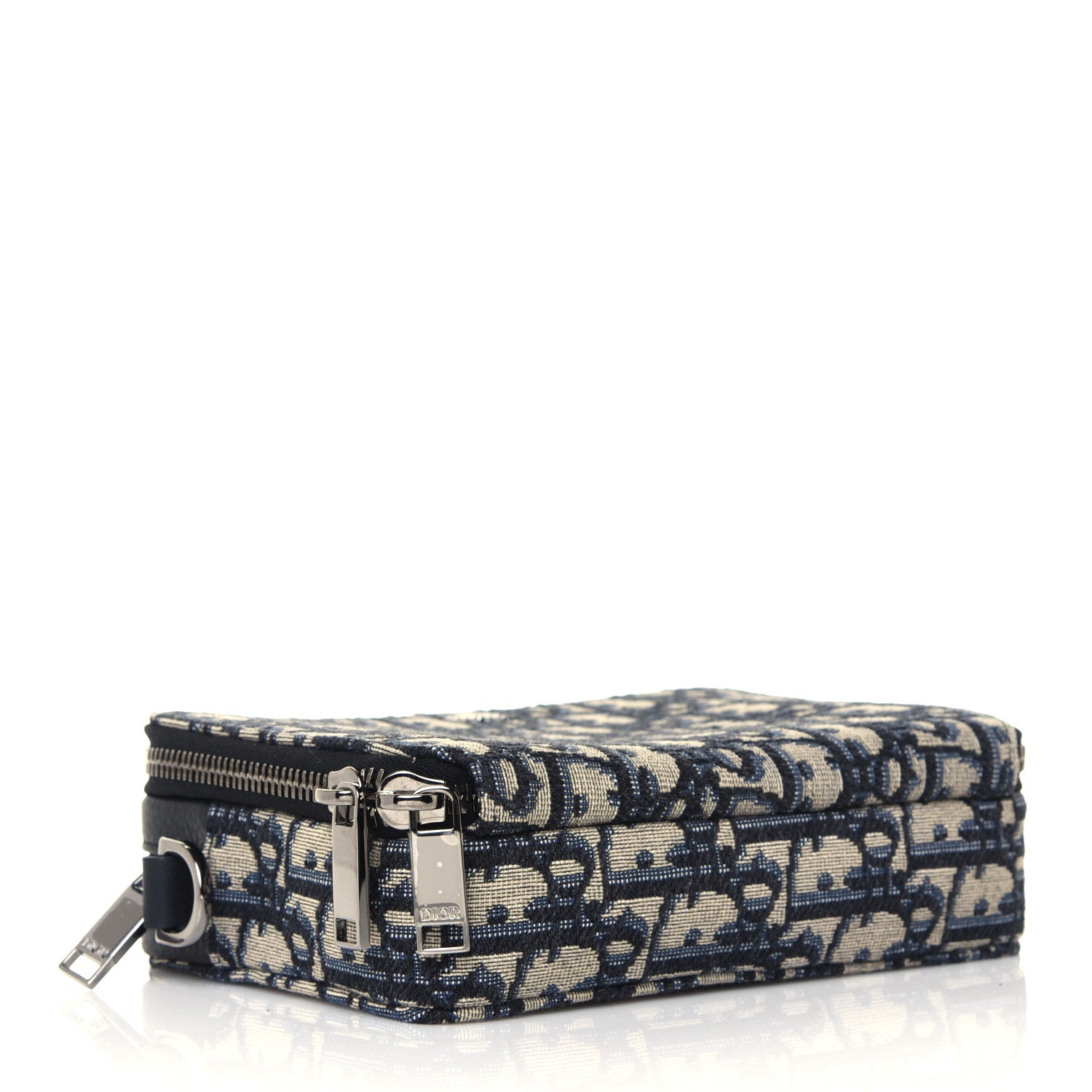 Christian Dior Oblique Pouch Navy Blue 7 of 15