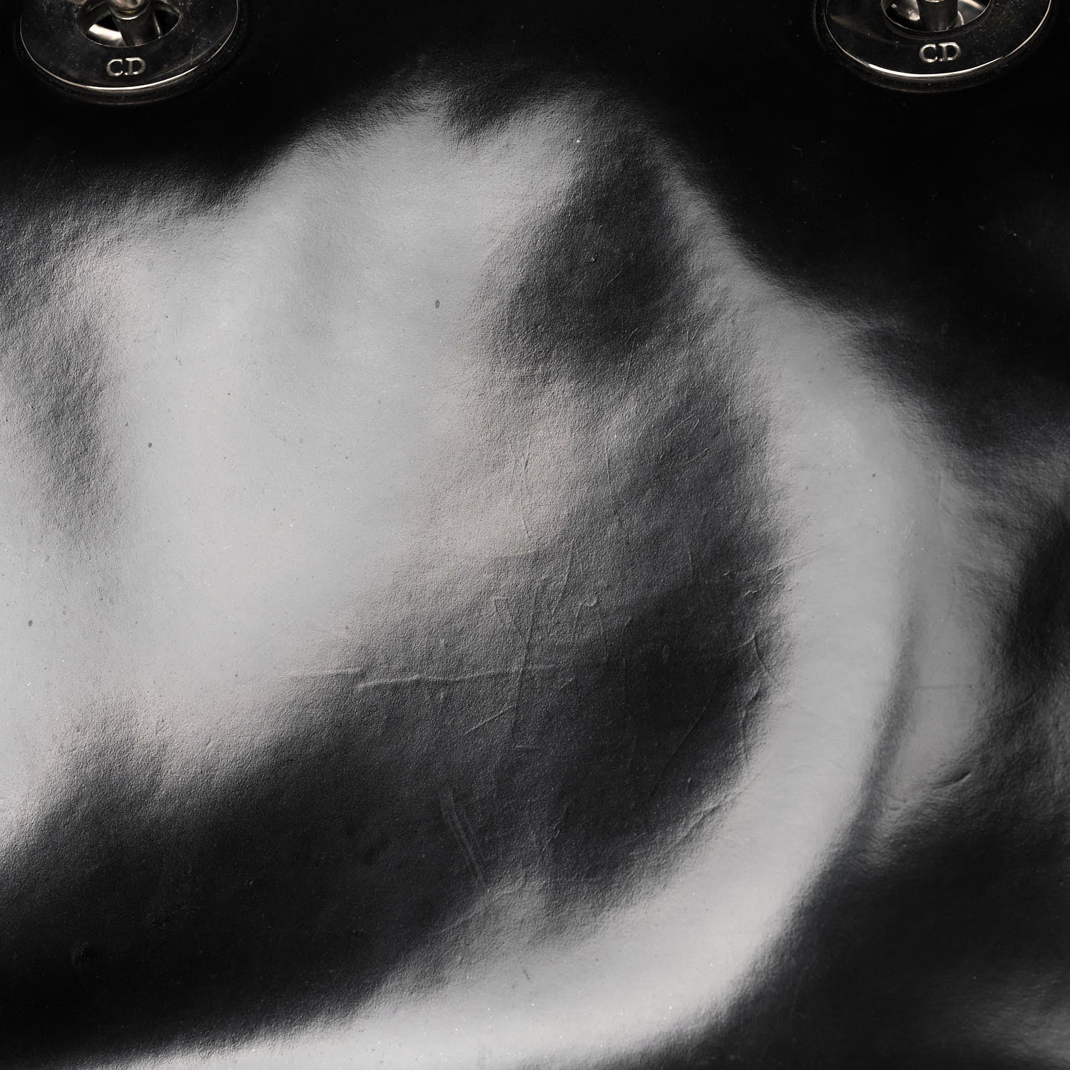 Christian Dior Glazed Calfskin Medium Lady Dior Black 14 of 18