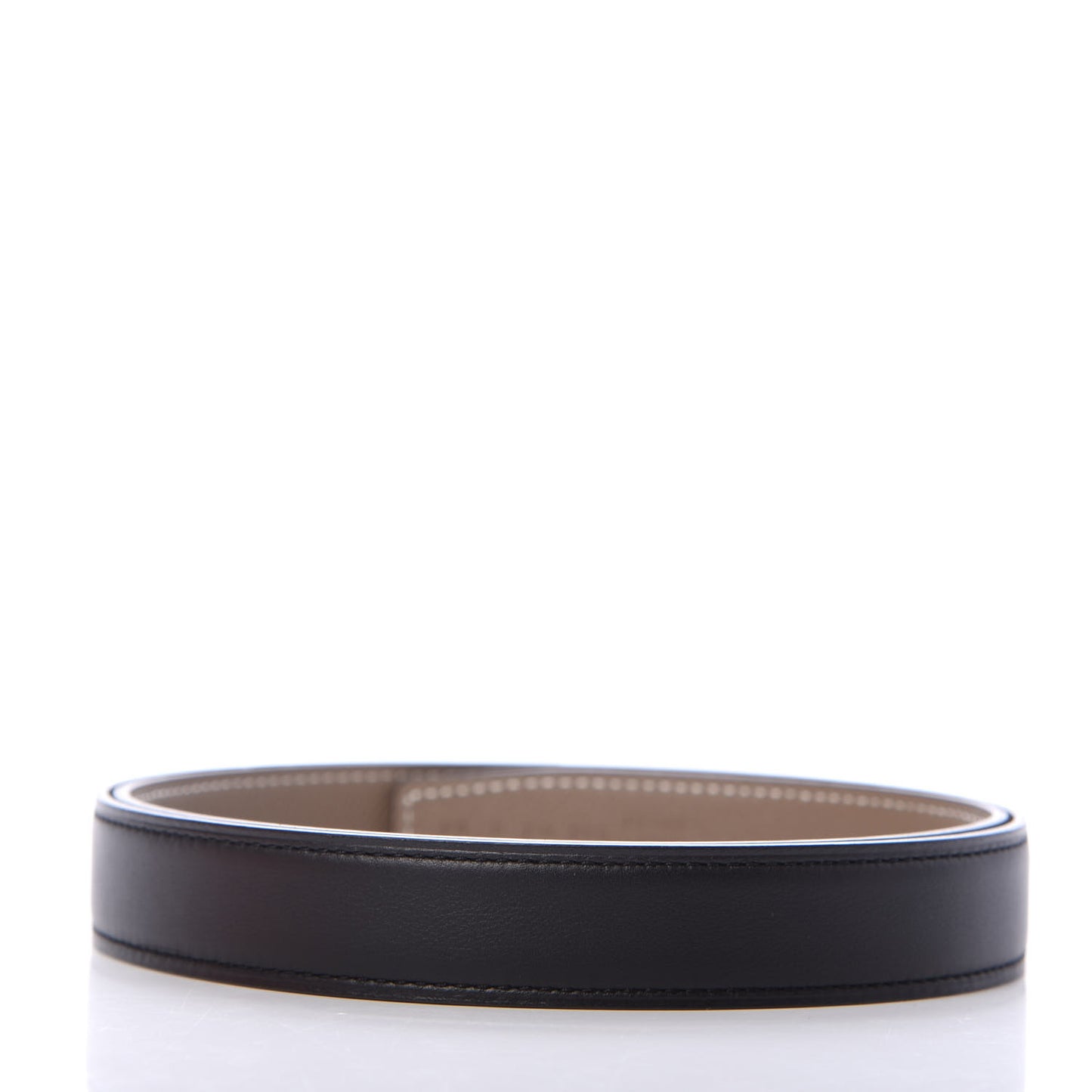 Swift Epsom 24mm Belt Strap 80 Black Etoupe