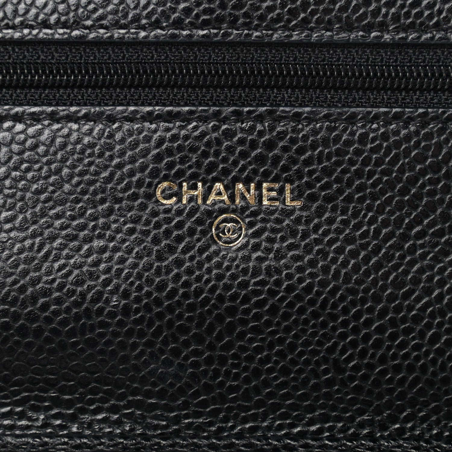 Chanel Caviar Quilted Wallet On Chain WOC Black 6 of 12