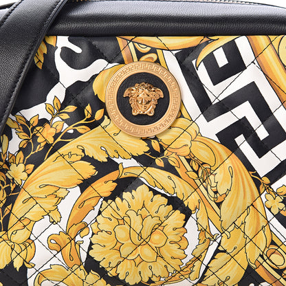 Versace Nappa Quilted Barocco Print Small Camera Bag Black 8 of 12