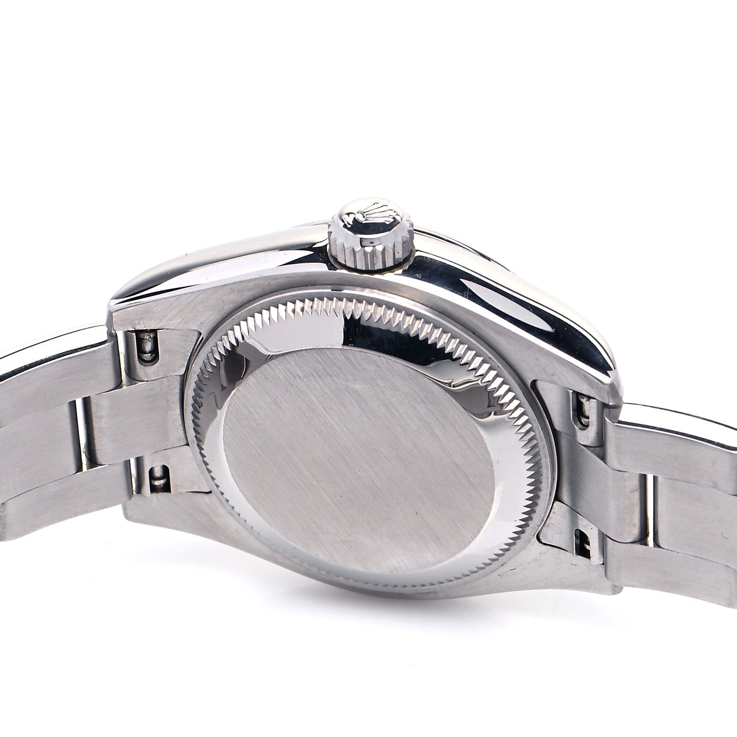 Rolex Stainless Steel 26mm Oyster Perpetual Watch Black 176200 4 of 4
