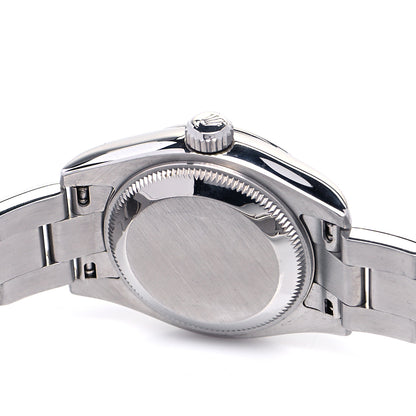 Rolex Stainless Steel 26mm Oyster Perpetual Watch Black 176200 4 of 4