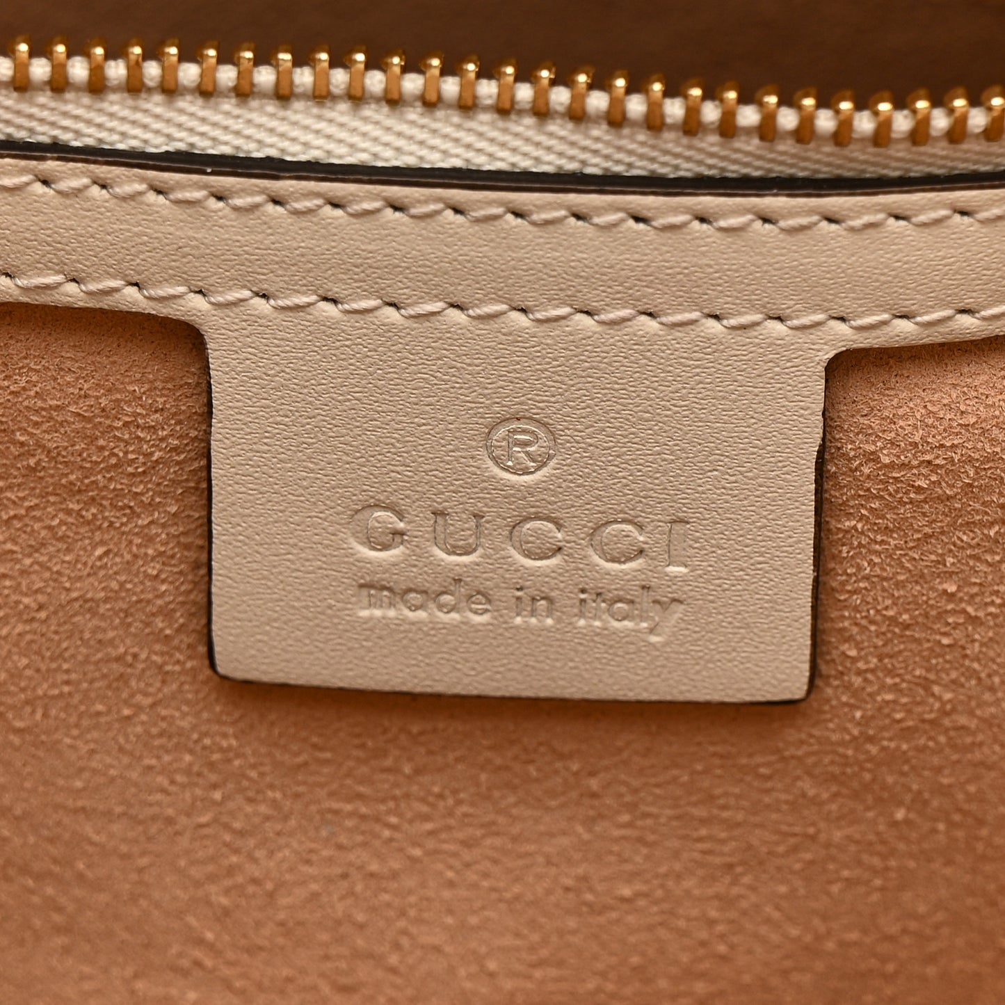 Guccissima Linea A Foldover Tote Off White