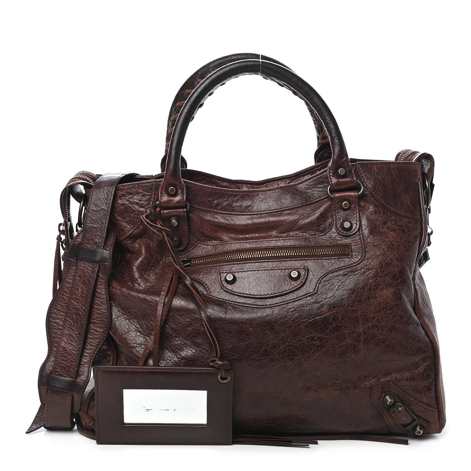 Balenciaga Agneau Classic Hardware Velo Cigare Fonce 1 of 9