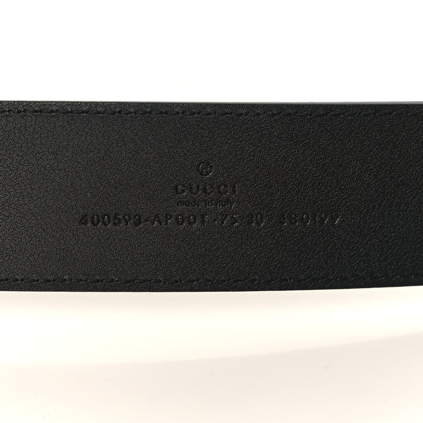 Calfskin Double G 40mm Belt 75 30 Black