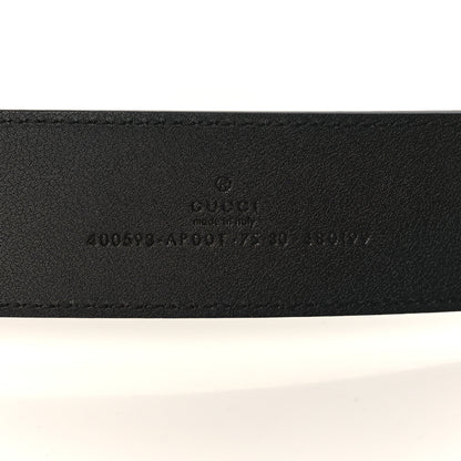 Gucci Calfskin Double G 40mm Belt 75 30 Black 4 of 6