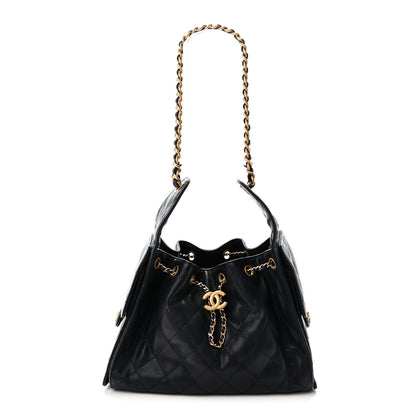 Chanel Caviar Quilted Small Chanel 25 Handbag Dark Navy 1 of 10