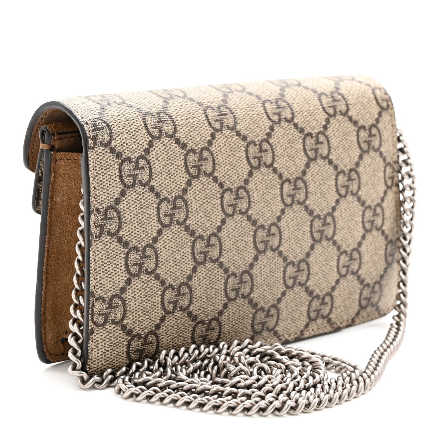 GG Supreme Monogram Super Mini Dionysus Shoulder Bag Taupe