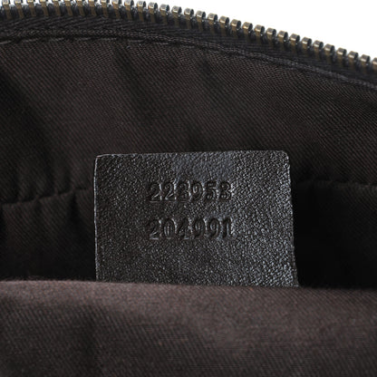 Gucci Monogram Interlocking Medium Boston Dark Brown 7 of 7