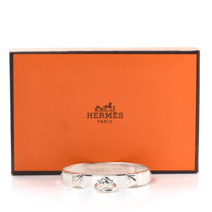 Hermes Sterling Silver PM Collier De Chien Bracelet ST 6 of 6