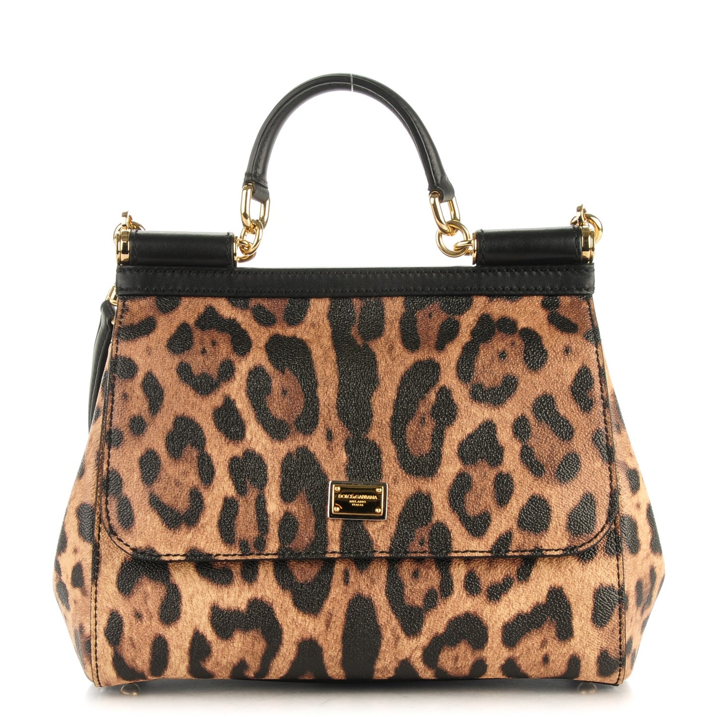 Leo Crepe Medium Miss Sicily Satchel Naturale