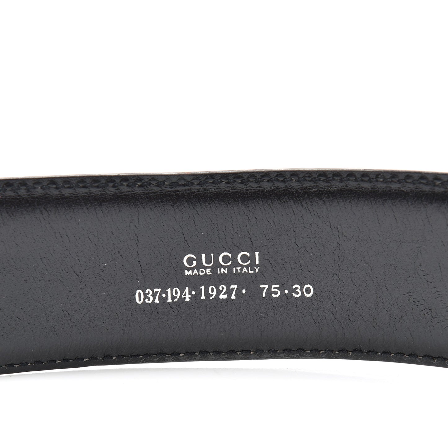 Calfskin Horsebit Selleria Belt 75 30 Black