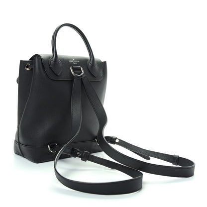 Louis Vuitton Calfskin Lockme Backpack Black 2 of 8