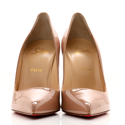Christian Louboutin Patent Pigalle Follies 100 Pumps 41 Nude 2 of 11