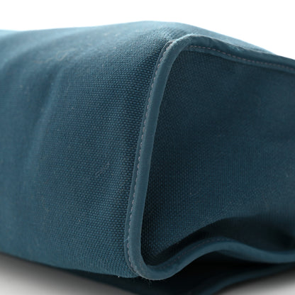 Hermes Military Toile Vache Hunter Herbag Zip 31 PM Bleu Ocean Bleu Indigo 10 of 14