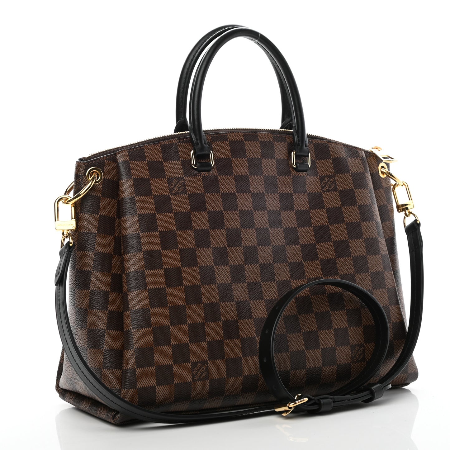 Damier Ebene Odeon Tote MM Black
