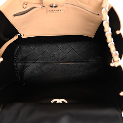 Chanel Caviar Stitched Large Shopping Tote Beige 5 of 10