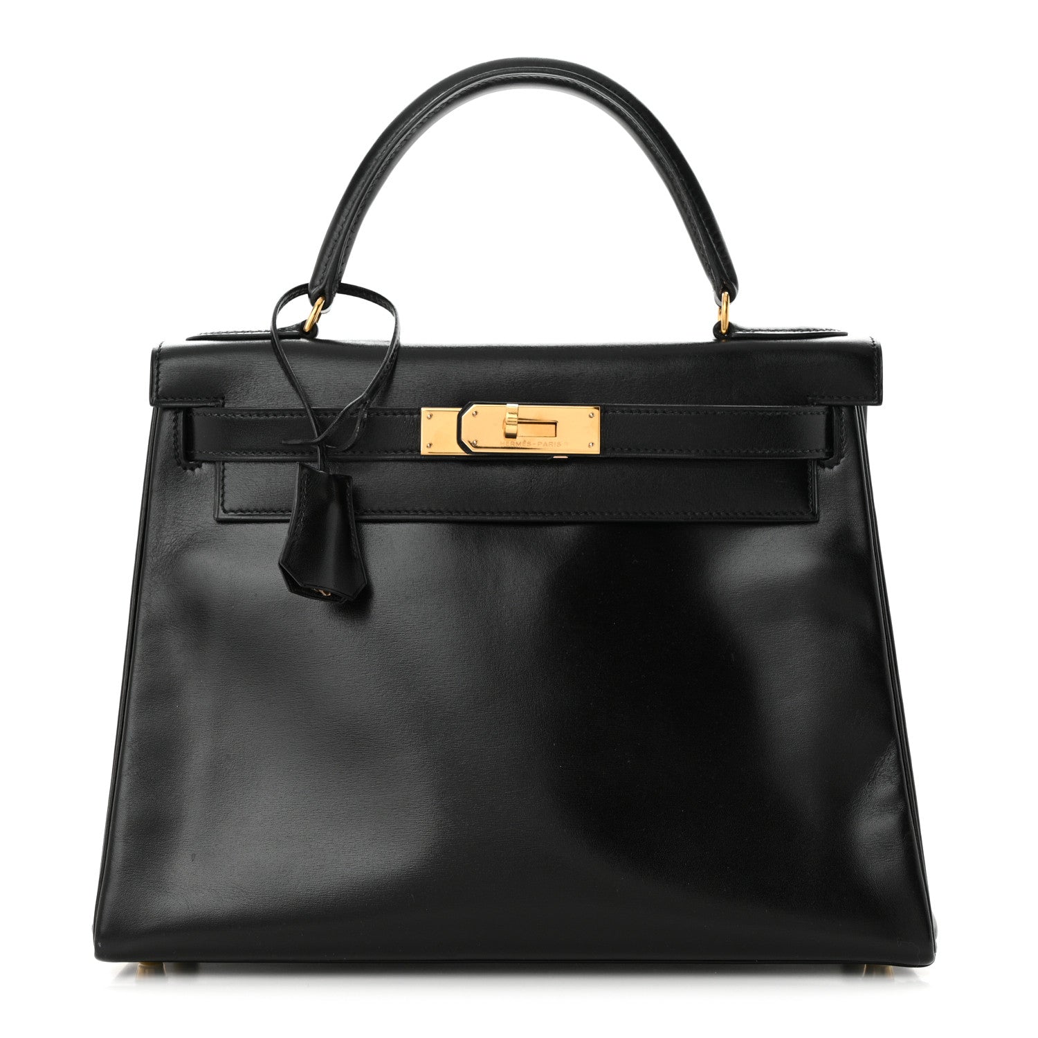 Hermes Box Kelly Retourne 28 Black 1 of 18