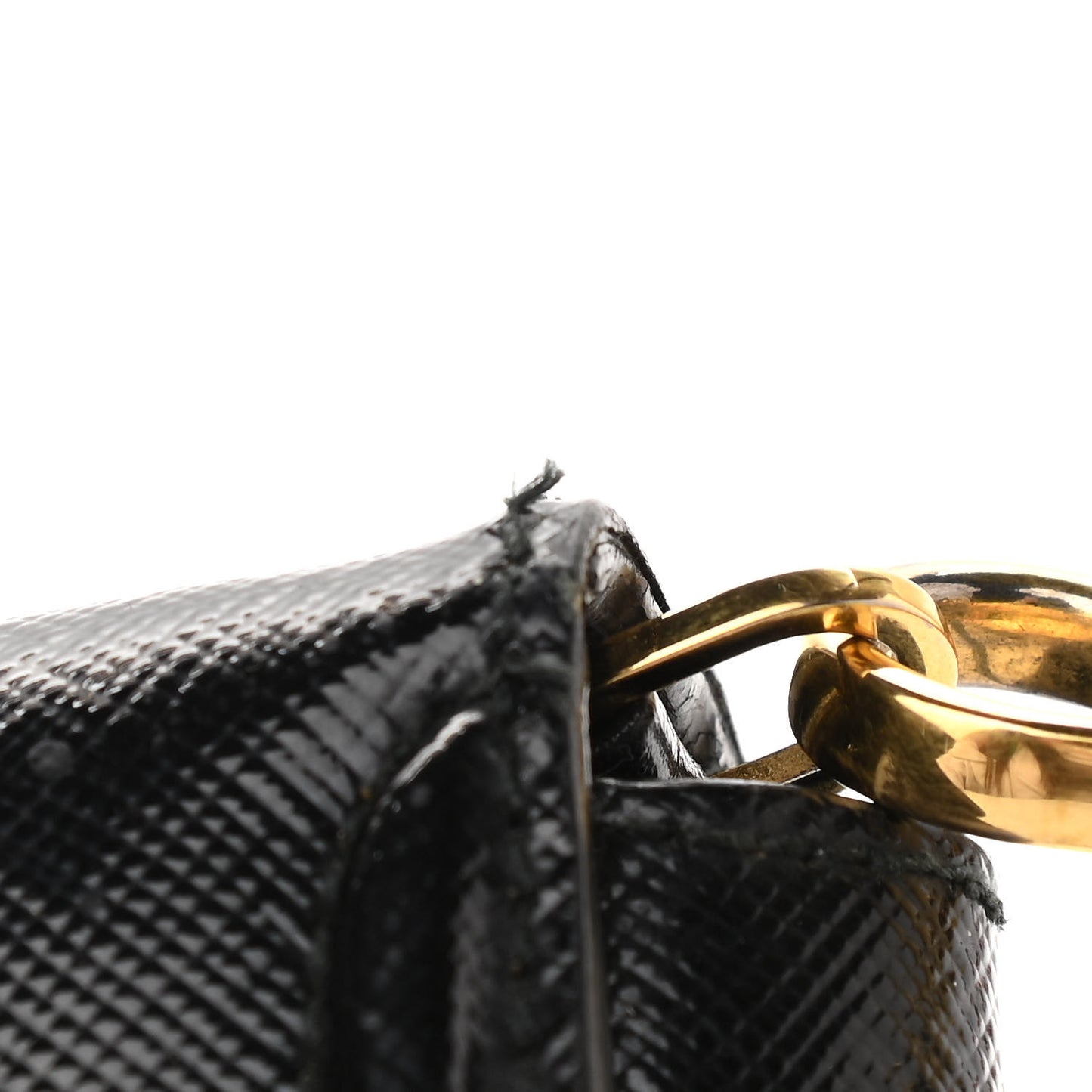 Saffiano Lux Sound Crossbody Bag Black