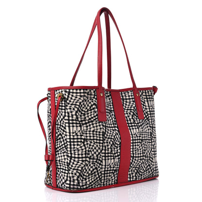 MCM Visetos Medium Liz Reversible Shopper Tote Ruby Red 13 of 22