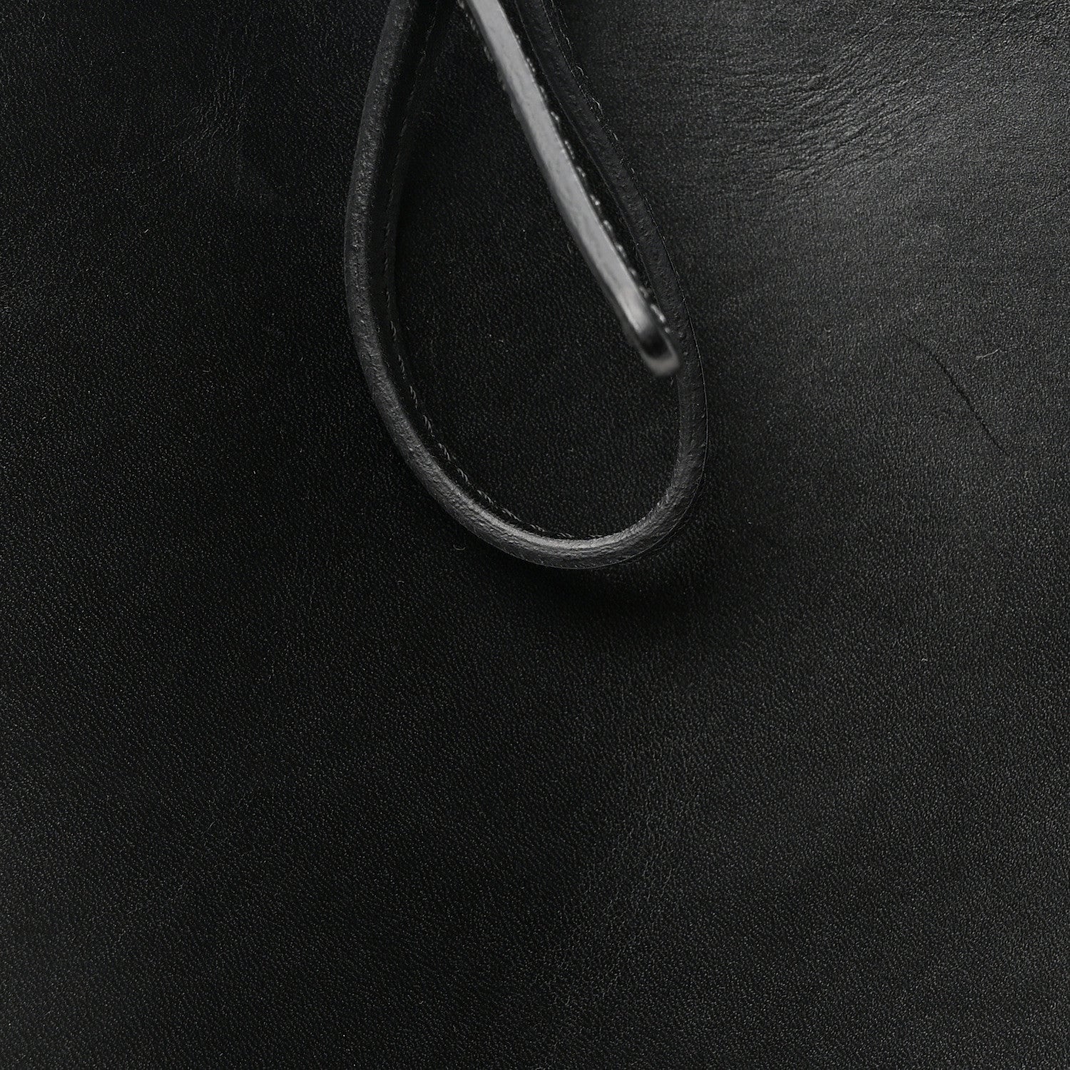 Mansur Gavriel Vegetable Tanned Calfskin Bucket Bag Black Flamma 8 of 10