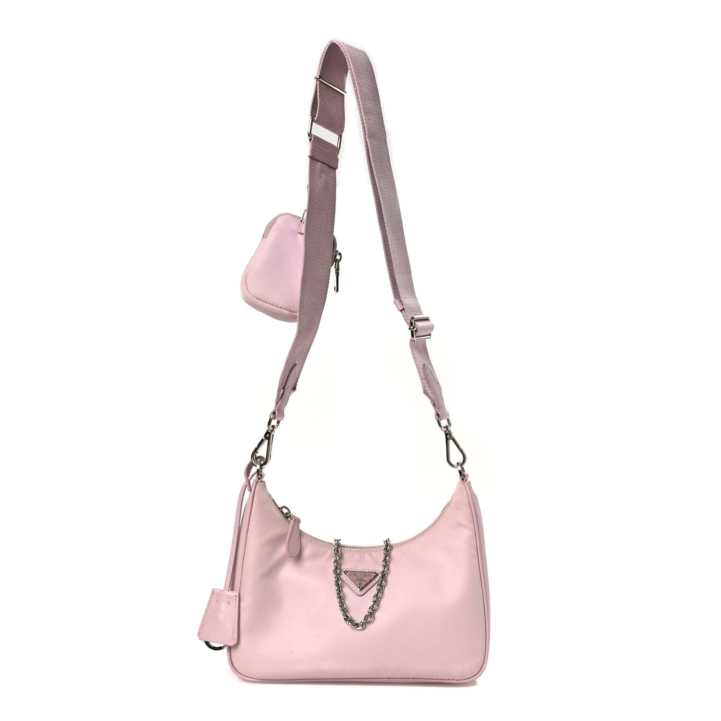 Nylon Re-Edition 2005 Shoulder Bag Alabastro