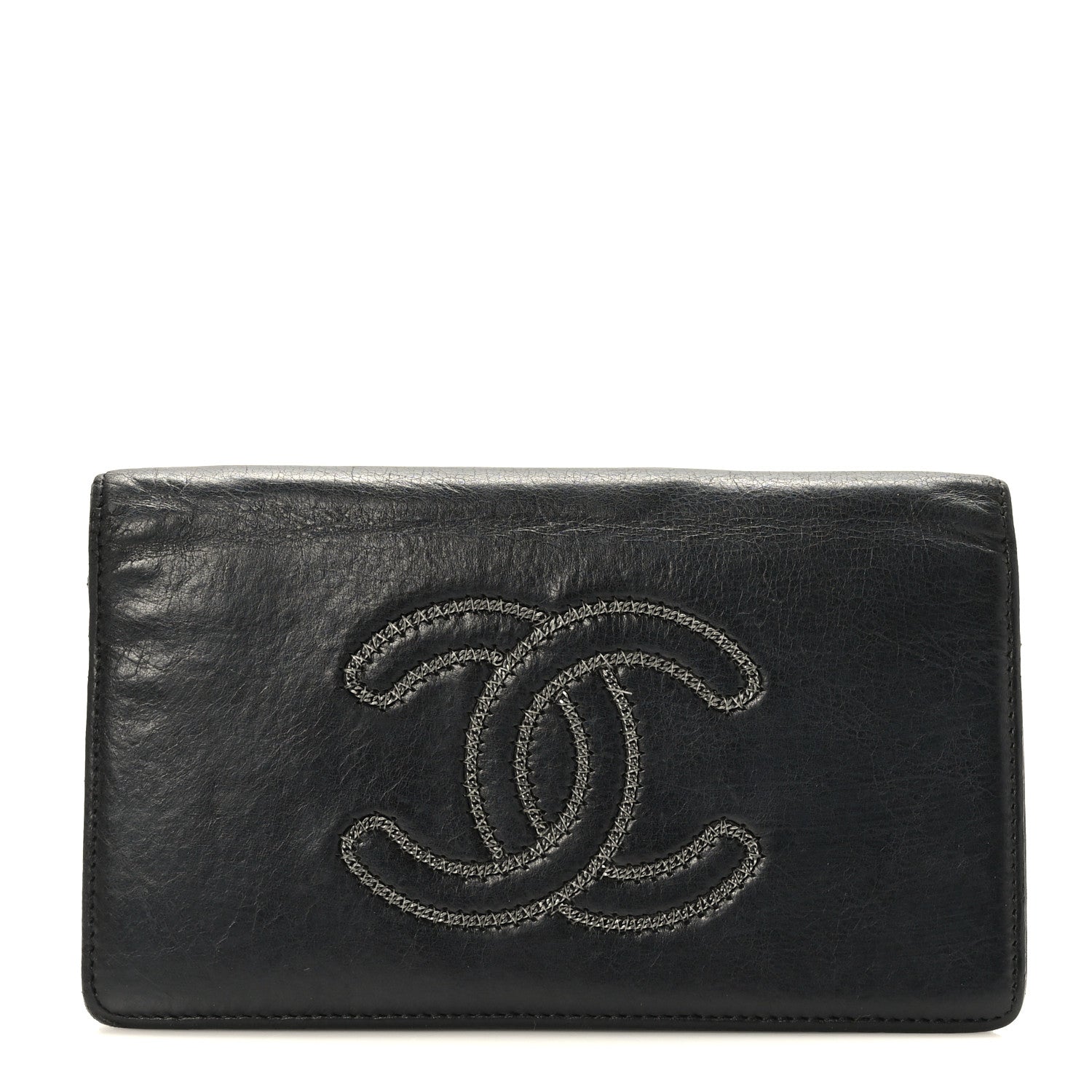 Chanel Lambskin Timeless CC Yen Wallet Black 1 of 11