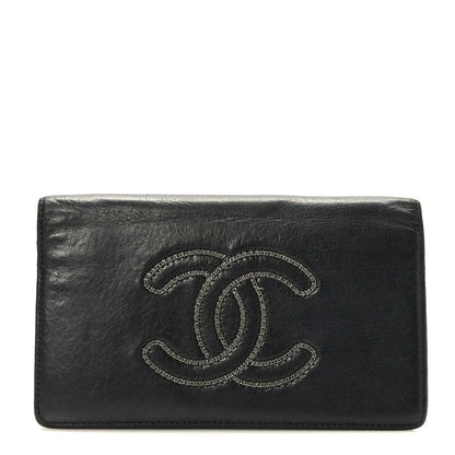 Chanel Lambskin Timeless CC Yen Wallet Black 1 of 11