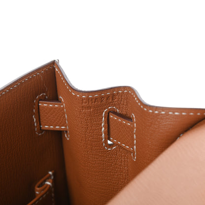 Hermes Epsom Kelly Sellier 28 Gold 5 of 10
