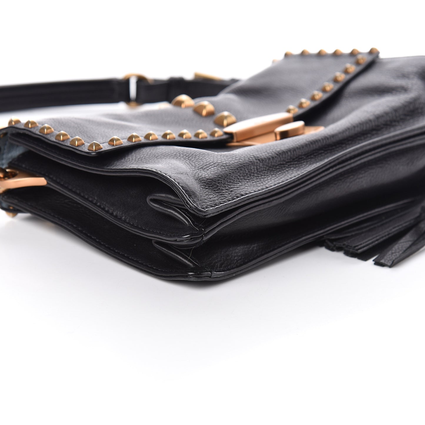 Berlino Sound Semitracolla Studded Bag Black