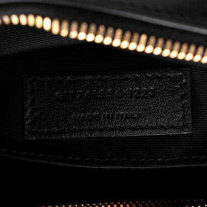 Saint Laurent Calfskin Matelasse Monogram Lou Camera Bag Black 6 of 9