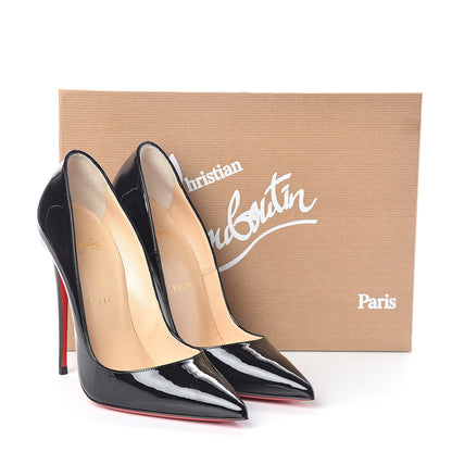 Christian Louboutin Patent So Kate 120 Pumps 38 Black 7 of 7