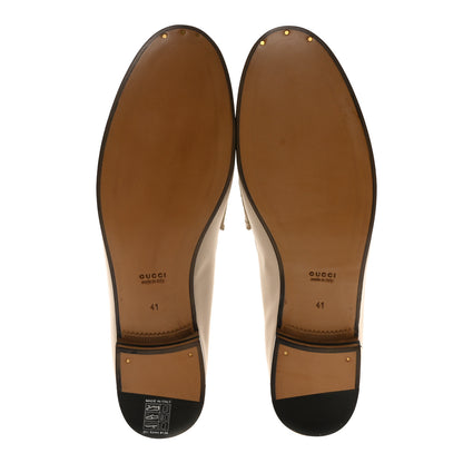 Gucci Betis Glamour Calfskin Womens 1953 Horsebit Loafers 41 Mystic White 6 of 9