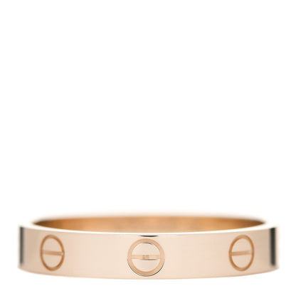 Cartier 18K Pink Gold 3.5mm LOVE Wedding Band Ring 60 9 1 of 4
