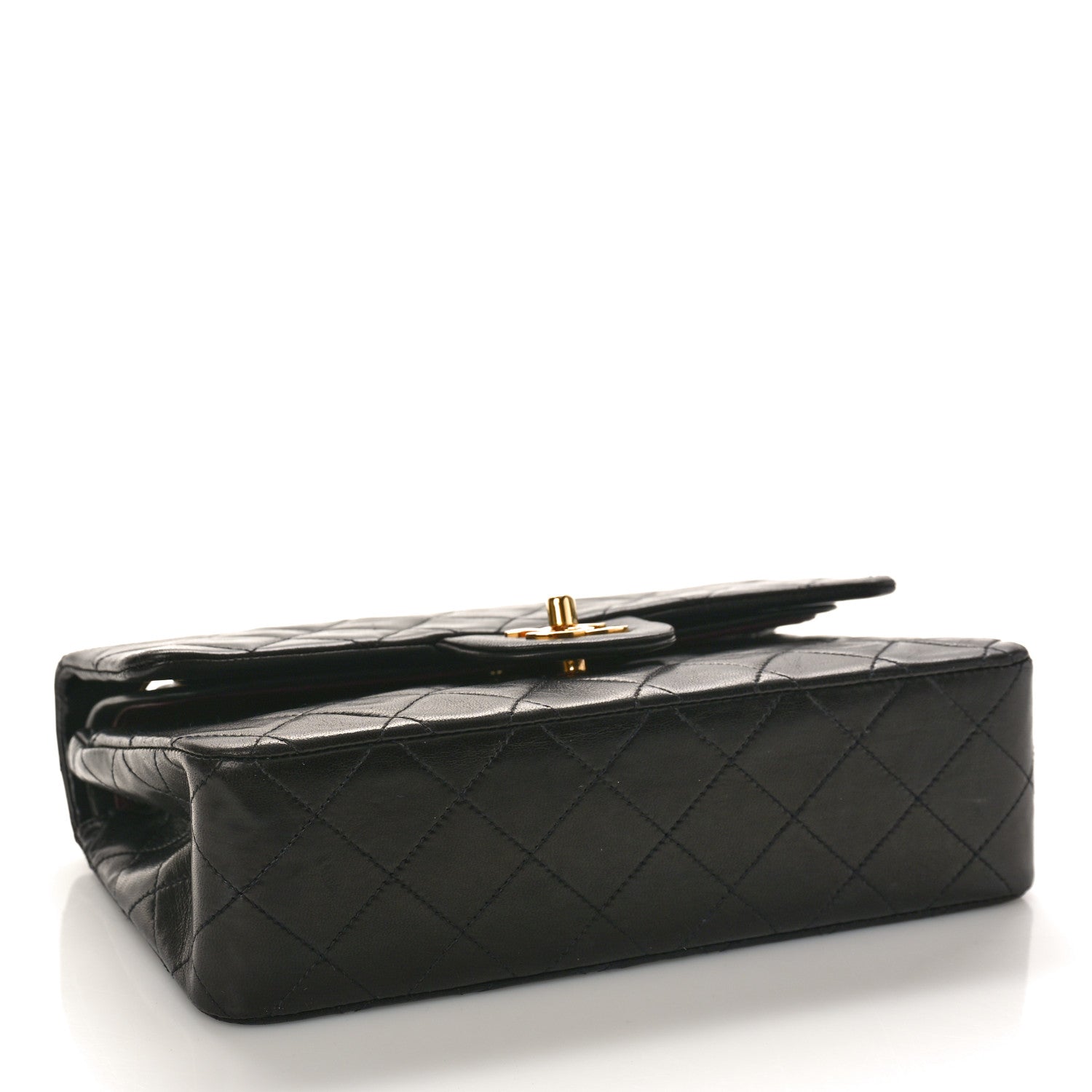 Chanel Lambskin Quilted Small Double Flap Black 4 of 9