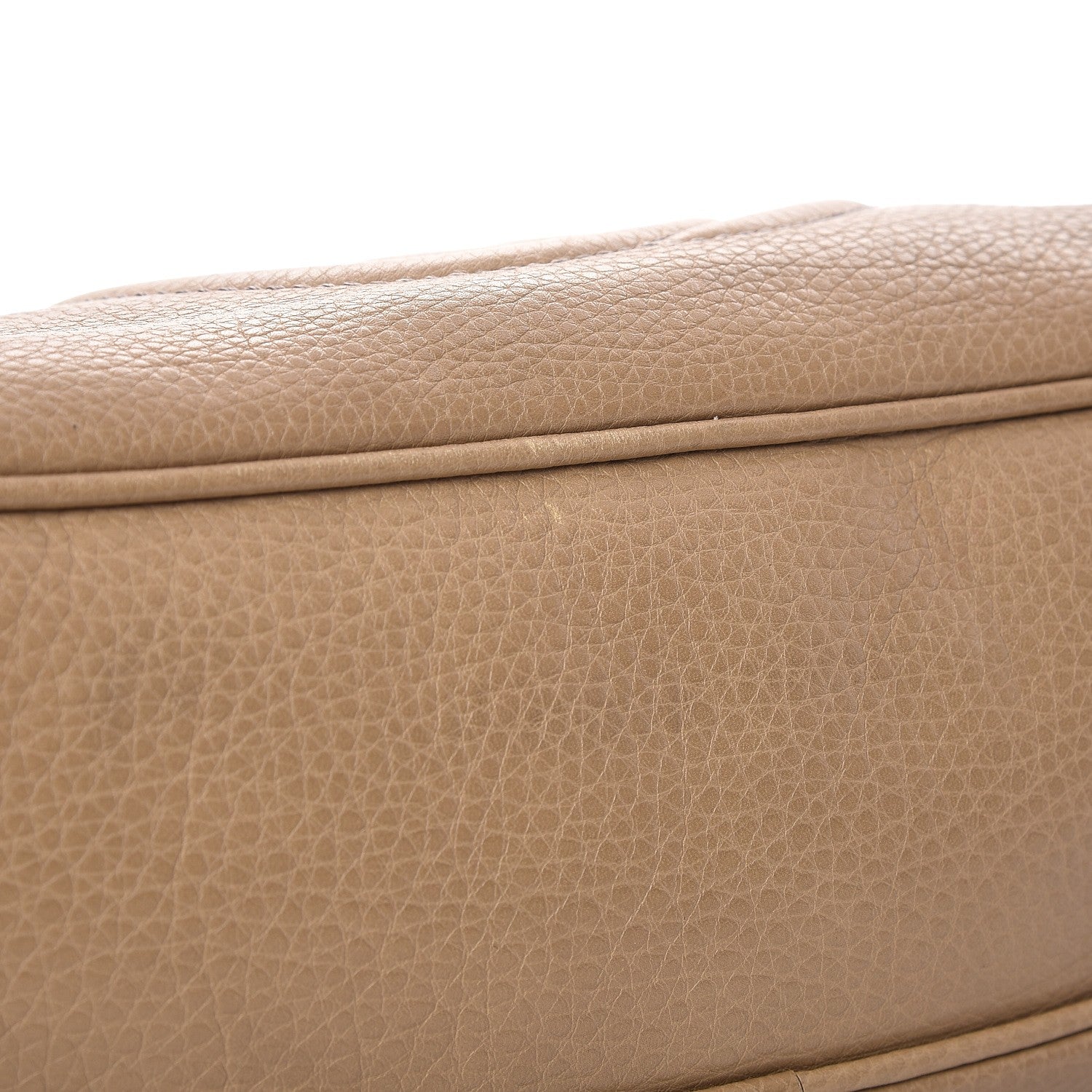 Gucci Pebbled Calfskin Small Soho Bowler Camelia 10 of 15