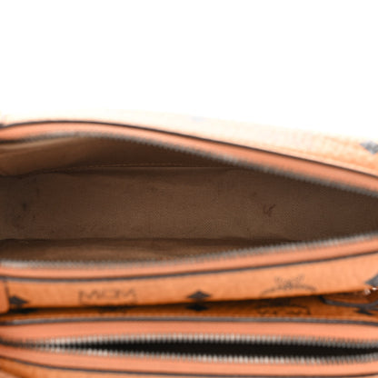 MCM Visetos Small Soft Berlin Multifunction Crossbody Cognac 5 of 14