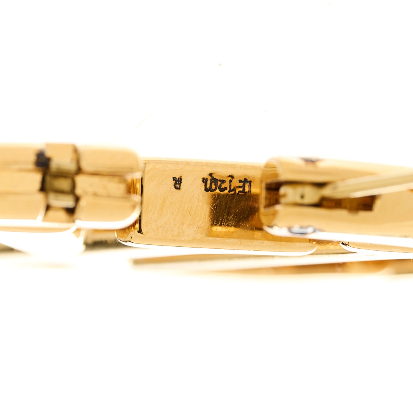 Metal Louise Hoop Earrings Gold