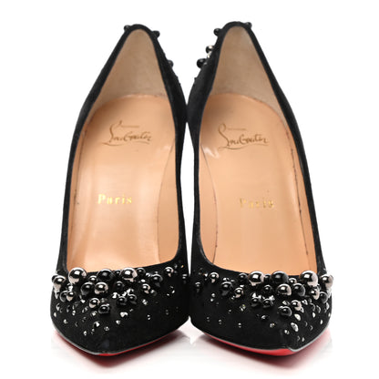 Christian Louboutin Veau Velours Candidate 100 Pumps 37.5 Black 2 of 9