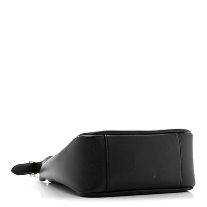 Saint Laurent Grained Calfskin Small Le 5 A 7 Soft Hobo Black 4 of 12
