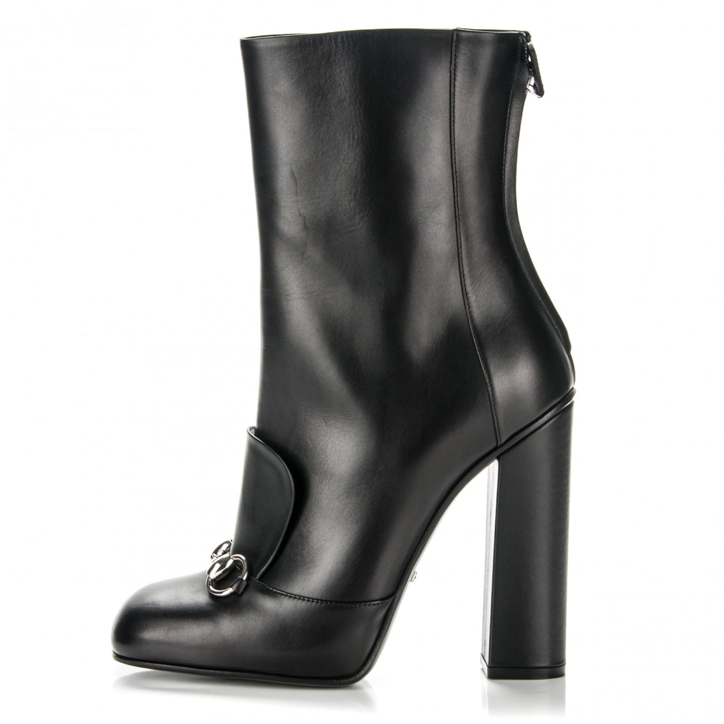 Calfskin Twiggy Boots 39.5 Black