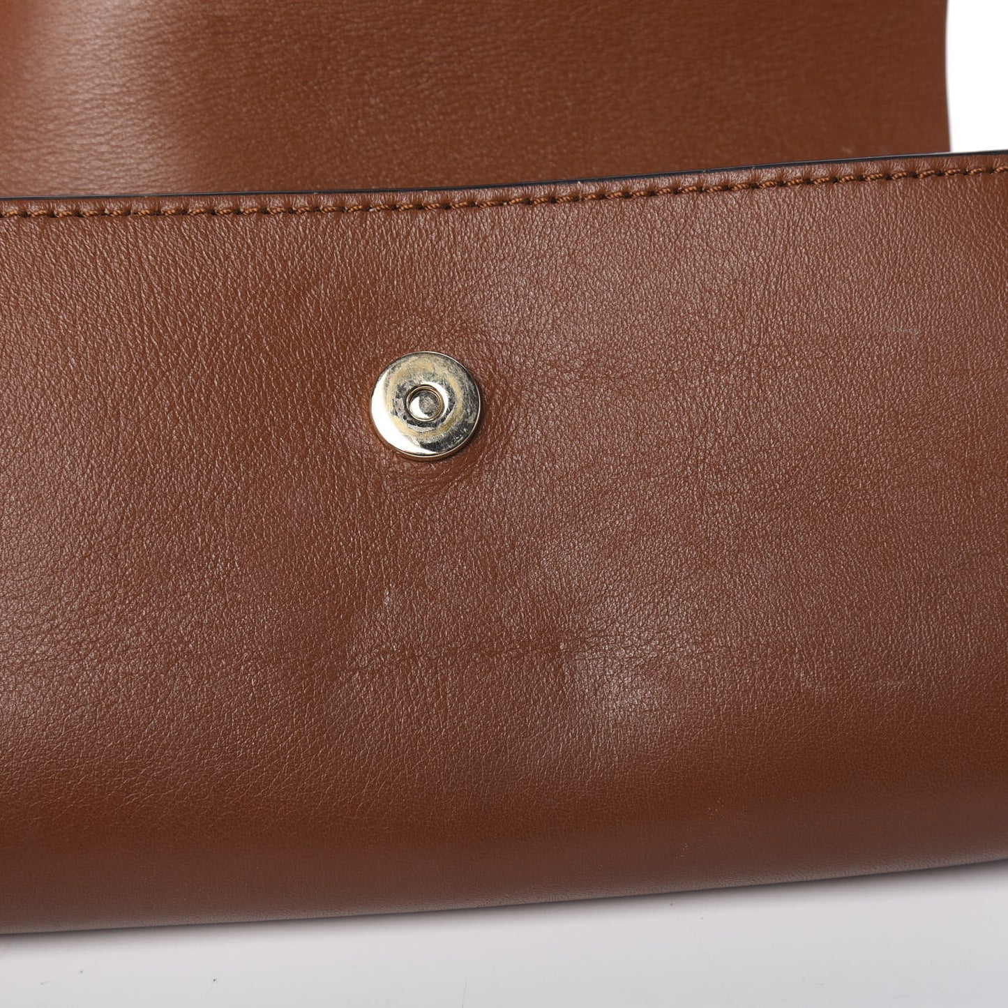 Suede Calfskin Mini Faye Shoulder Bag Tobacco