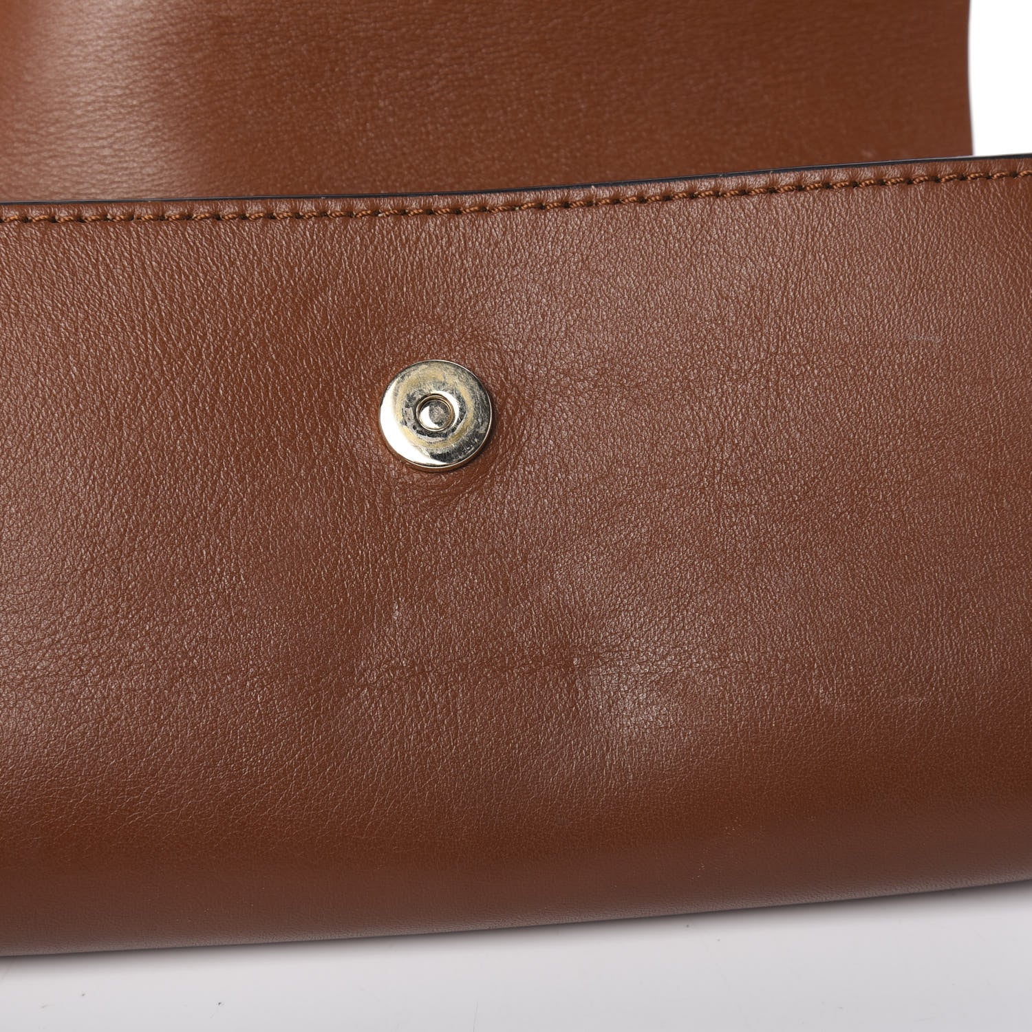 Chloe Suede Calfskin Mini Faye Shoulder Bag Tobacco 10 of 16