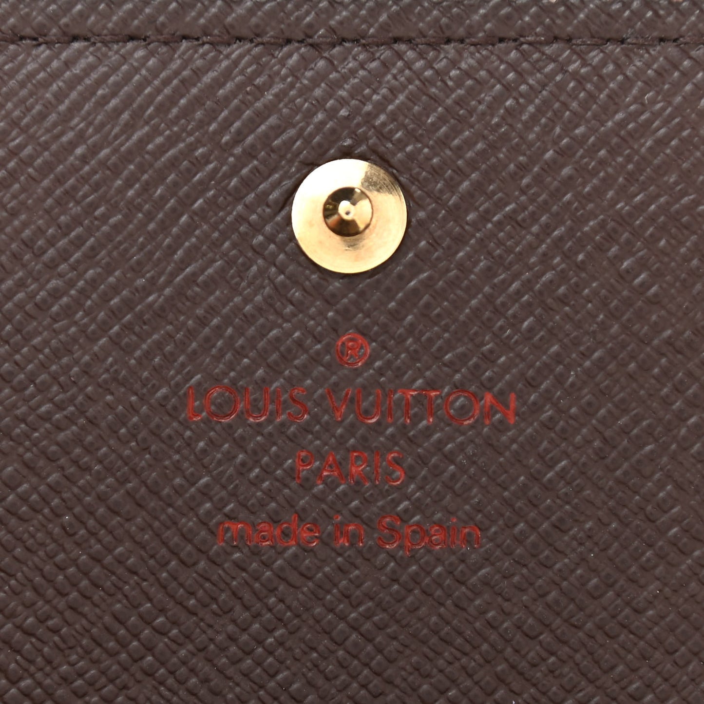 Damier Ebene Porte-Monnaie Billets Tresor Wallet