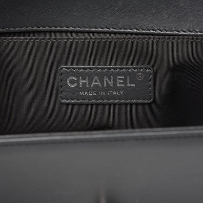 Chanel Lambskin Quilted New Medium Boy Flap Grey 5 of 16