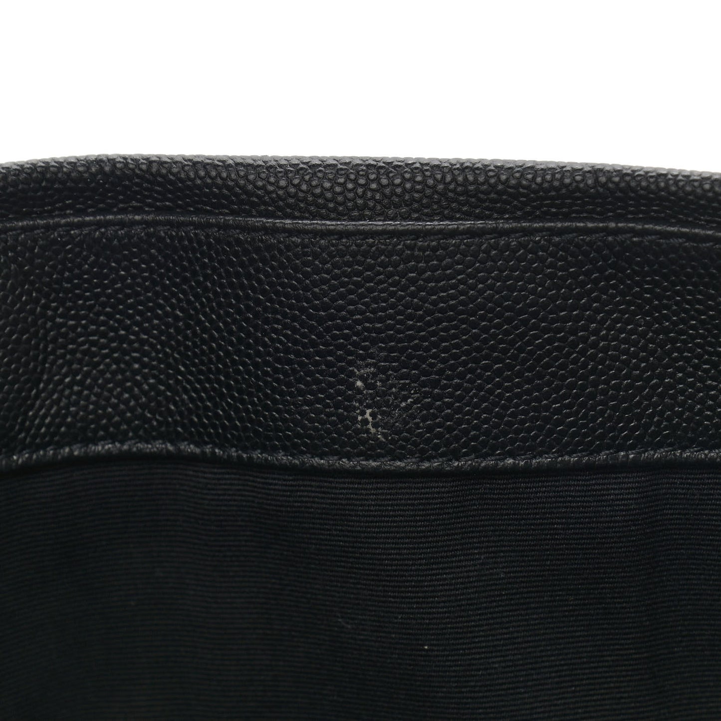 Grain De Poudre Medium West Hollywood Monogram Fold-Over Black