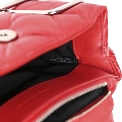 Alexander Wang Calfskin Quilted Halo Xbody Bag Red 7 of 14