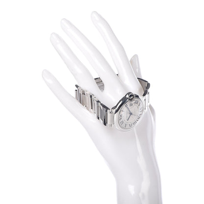 Cartier Stainless Steel 36mm Ballon Bleu De Automatic Watch 2 of 8
